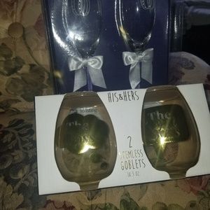 His n her goblet